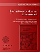 Vorderes Coverbild Rerum Moscoviticarum Commentarii