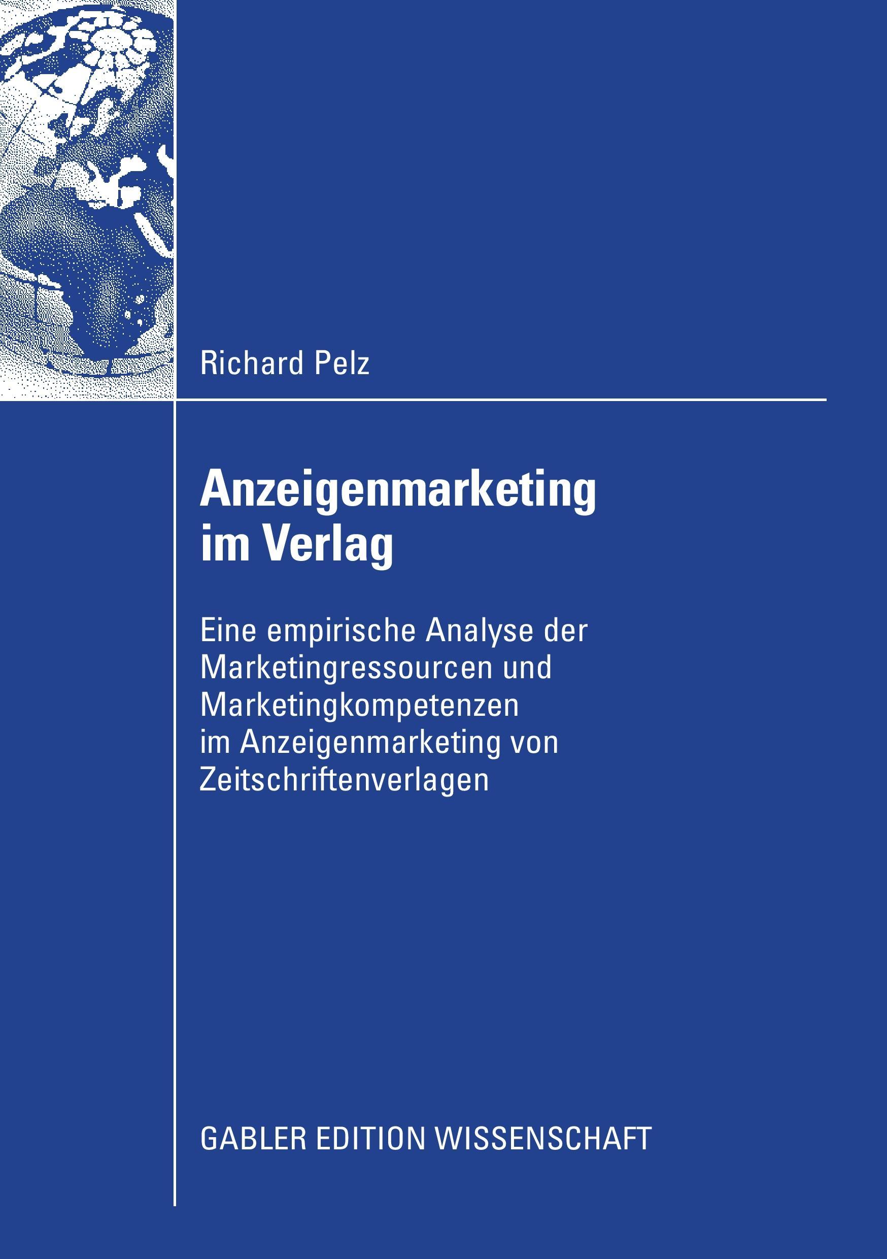 Vorderes Coverbild Anzeigenmarketing im Verlag