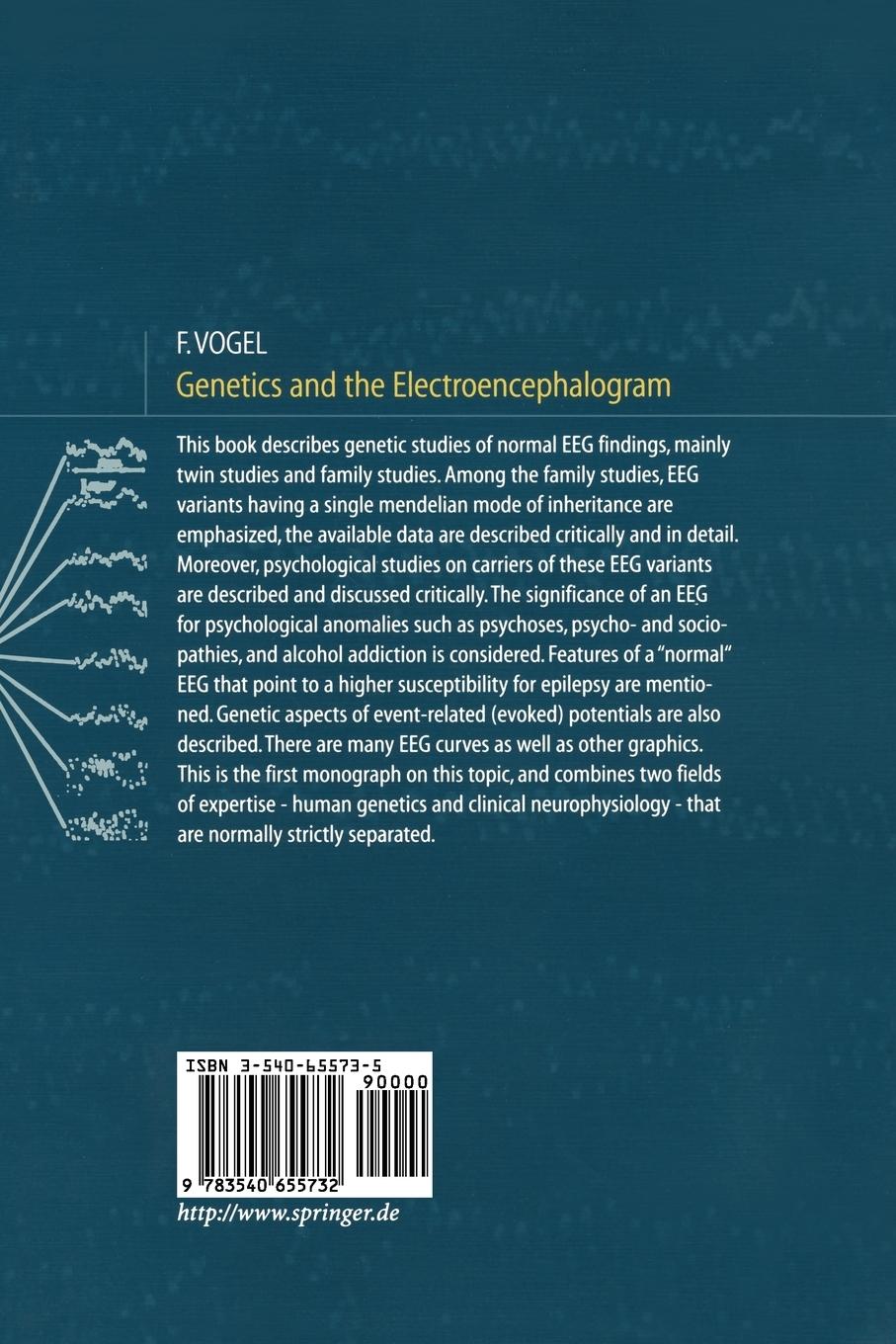 Rückseitencover Genetics and the Electroencephalogram