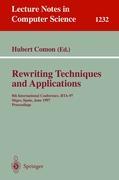 Vorderes Coverbild Rewriting Techniques and Applications