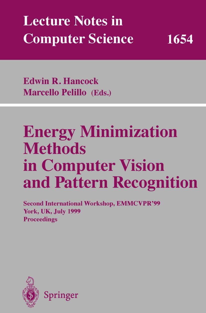 Vorderes Coverbild Energy Minimization Methods in Computer Vision and Pattern Recognition