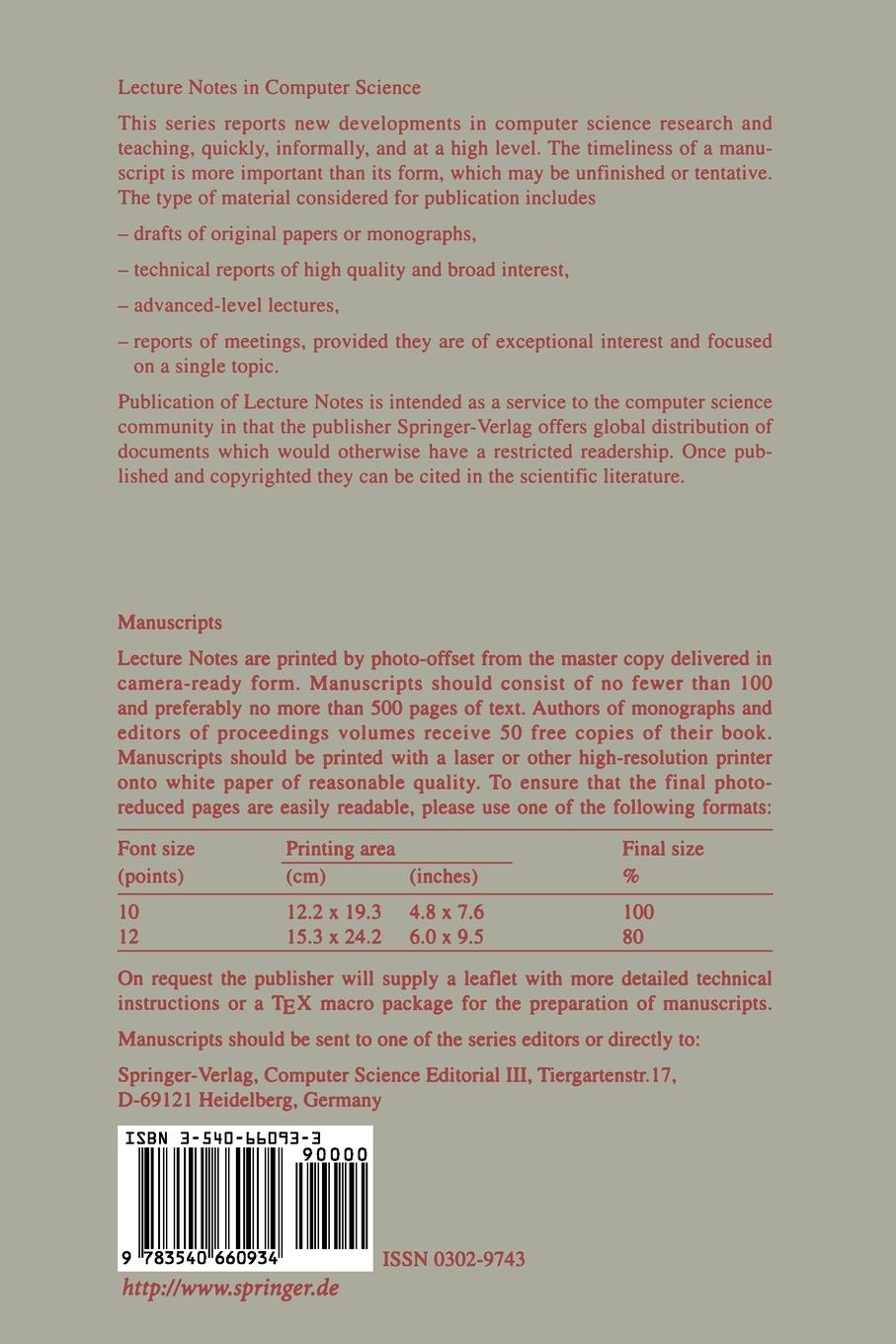 Rückseitencover Reliable Software Technologies - Ada-Europe '99