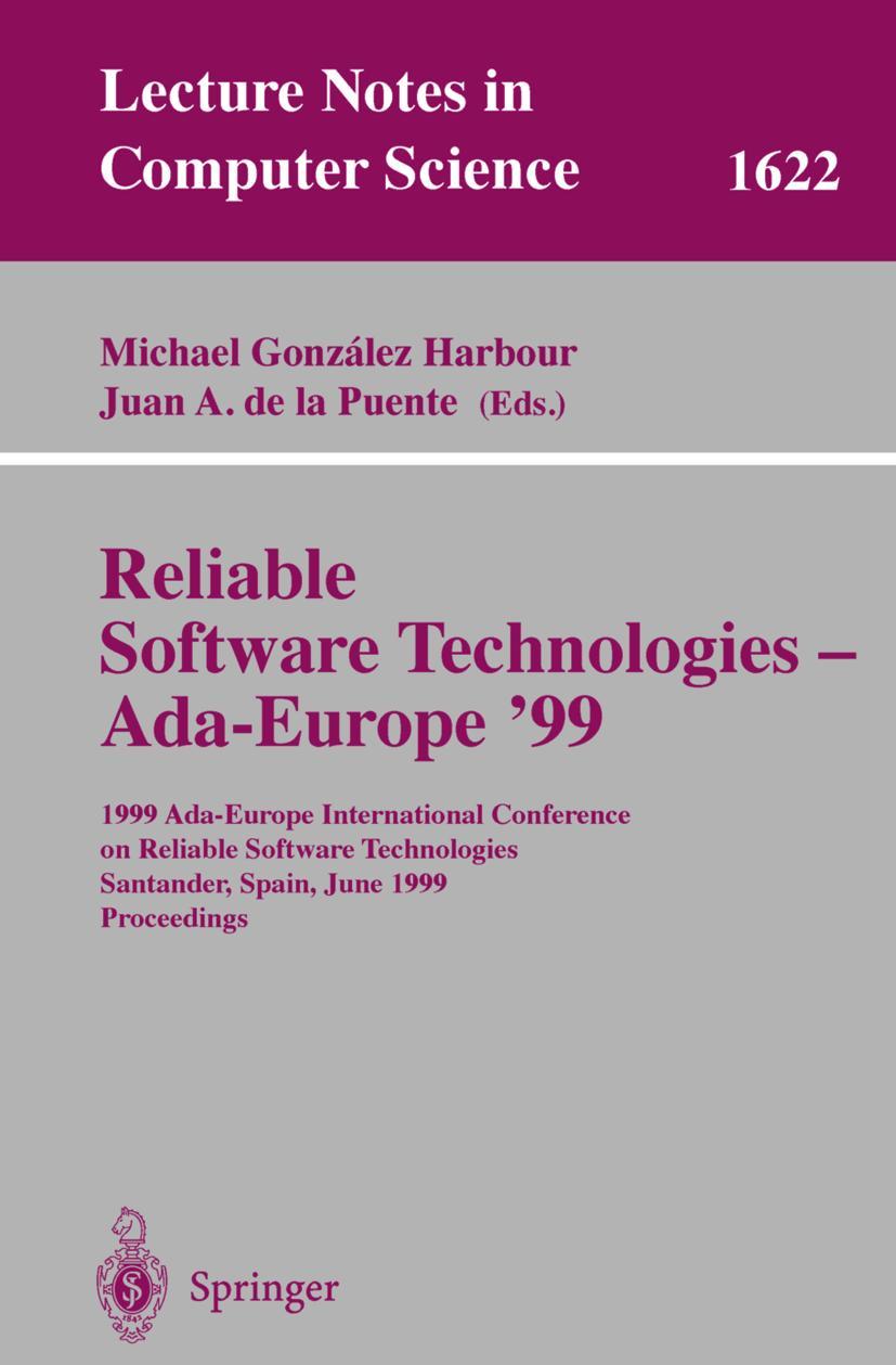 Vorderes Coverbild Reliable Software Technologies - Ada-Europe '99