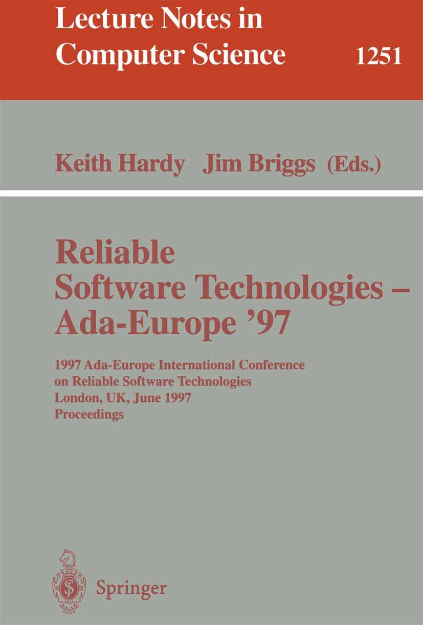 Vorderes Coverbild Reliable Software Technologies - Ada-Europe '97