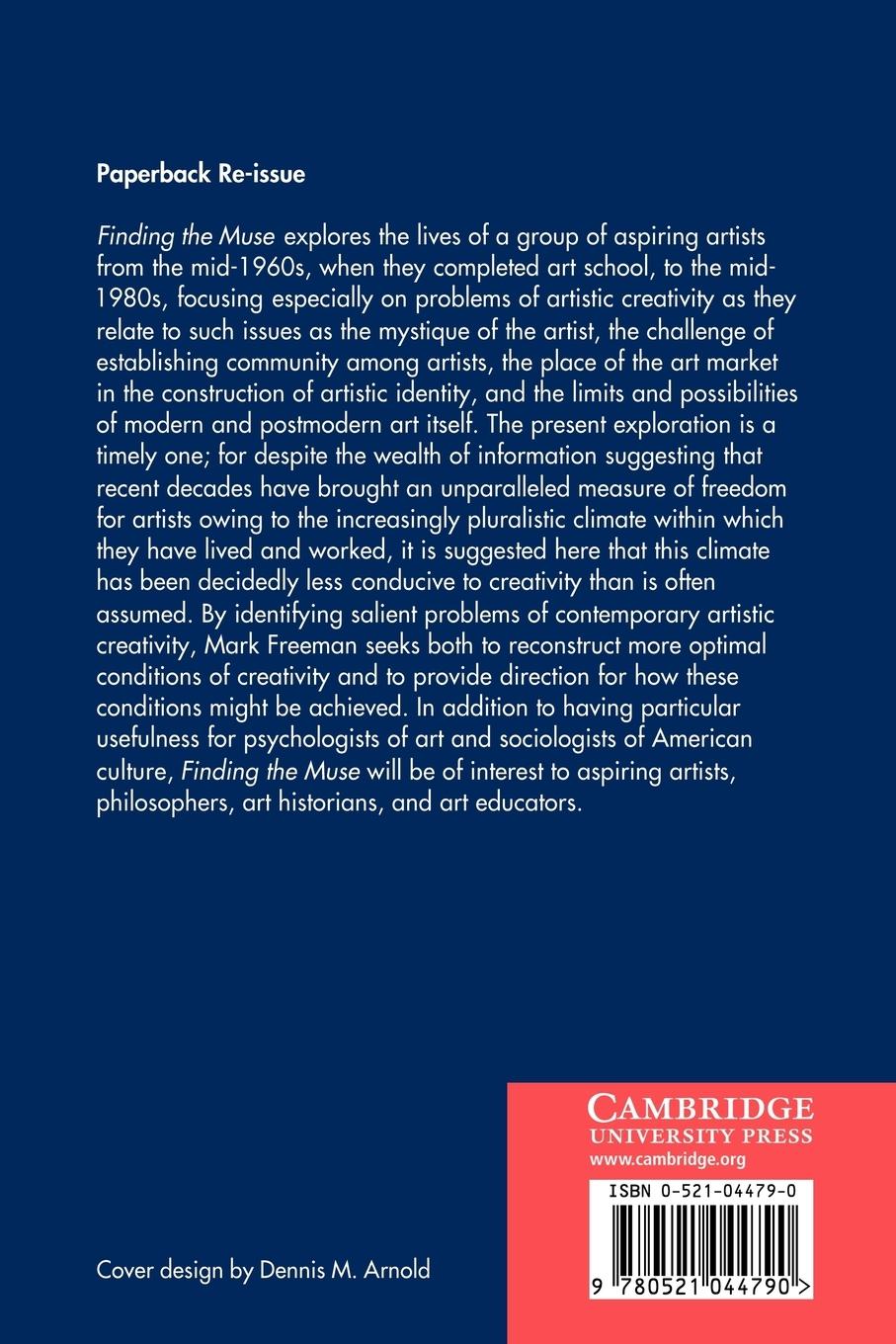 Rückseitencover Finding the Muse