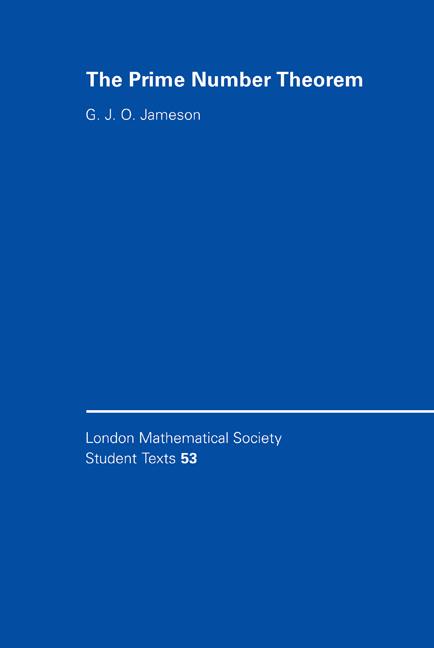 Vorderes Coverbild The Prime Number Theorem
