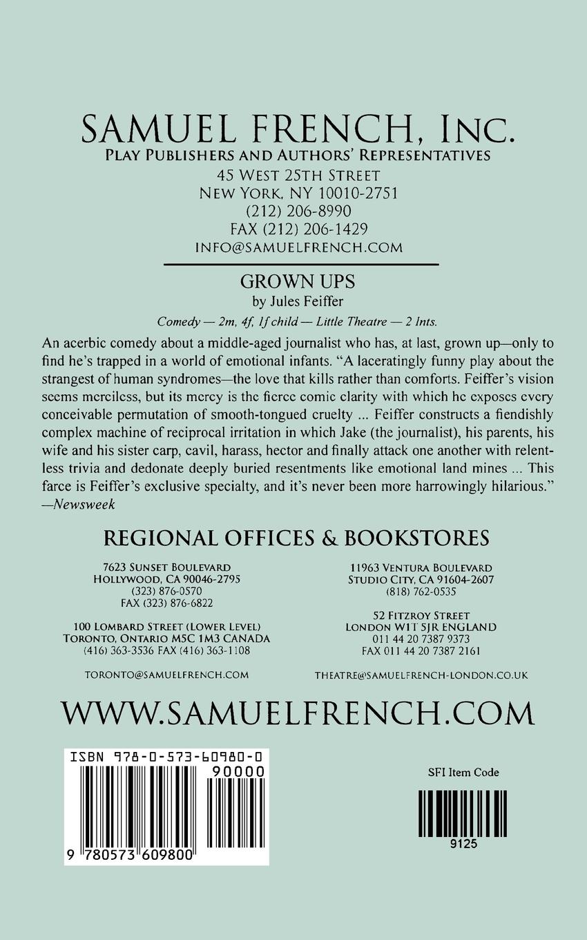Rückseitencover Grown Ups