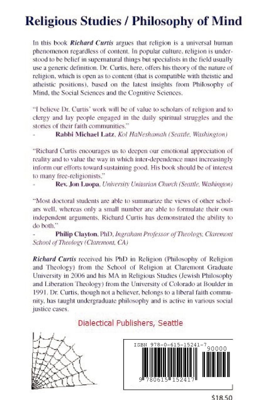 Rückseitencover What is Religion?