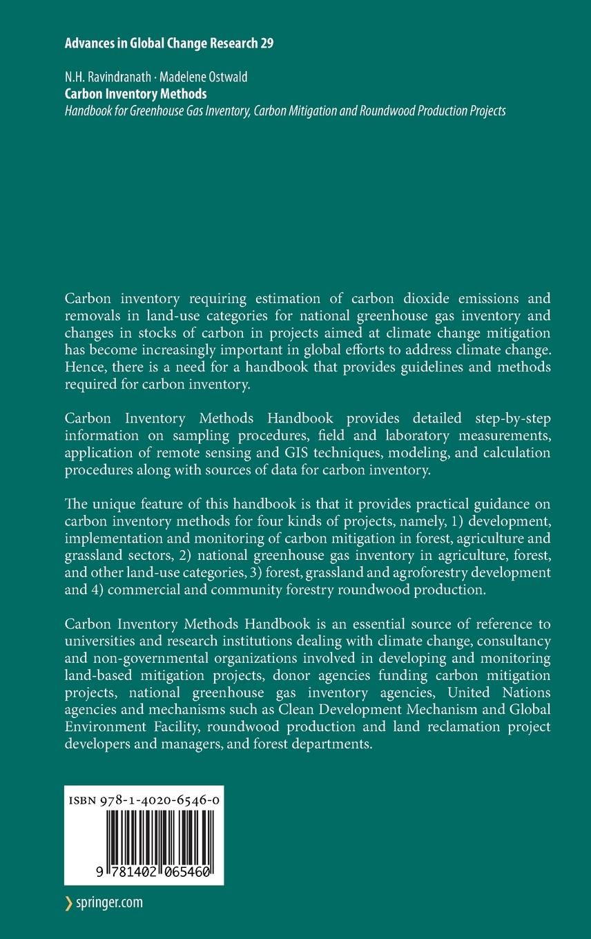 Rückseitencover Carbon Inventory Methods
