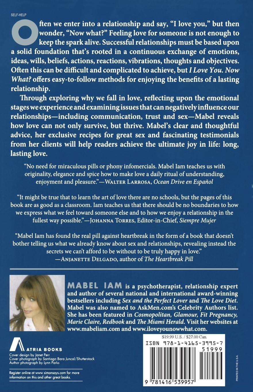 Rückseitencover I Love You. Now What?