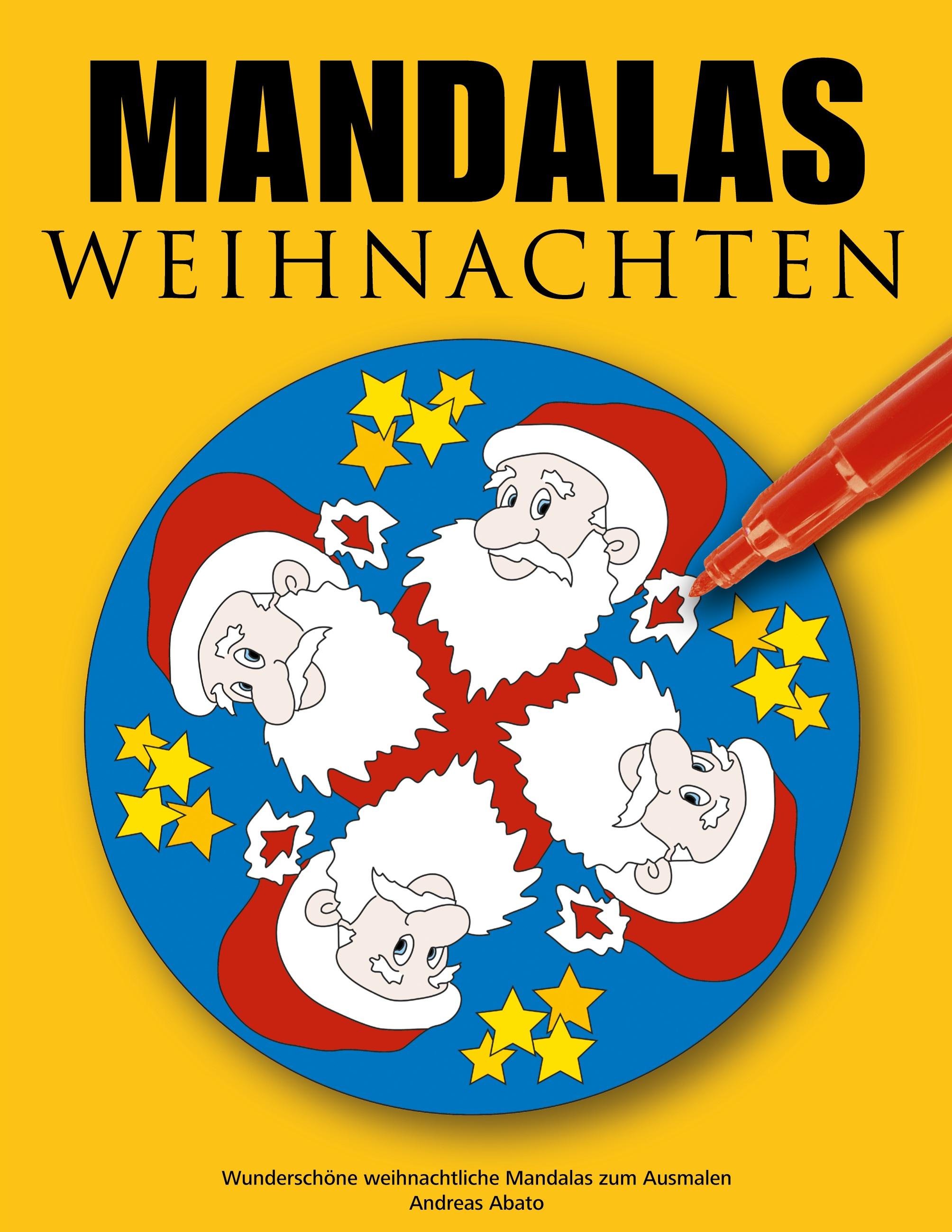 Vorderes Coverbild Mandalas Weihnachten