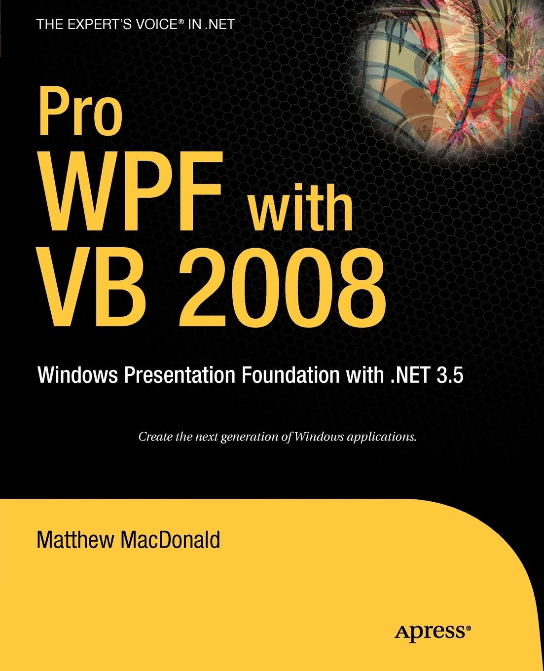 Vorderes Coverbild Pro WPF with VB 2008