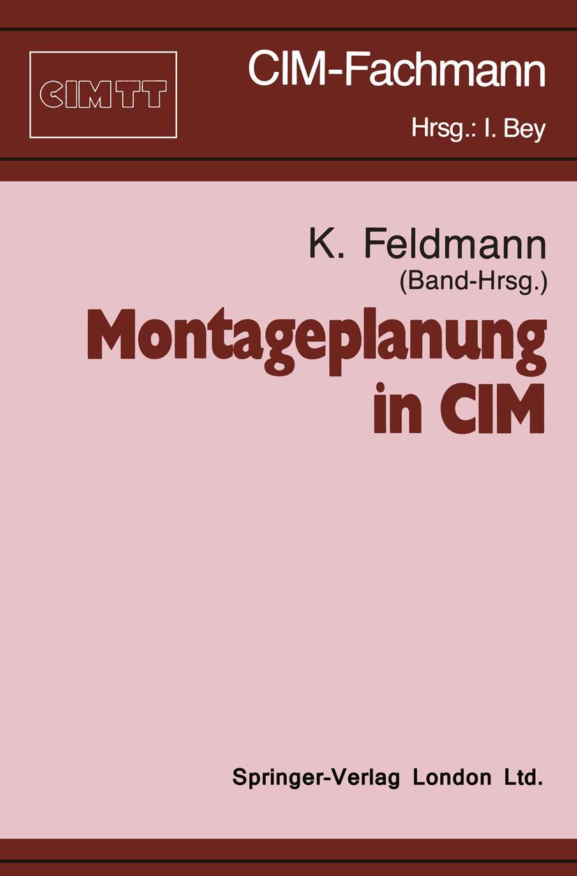 Vorderes Coverbild Montageplanung in CIM