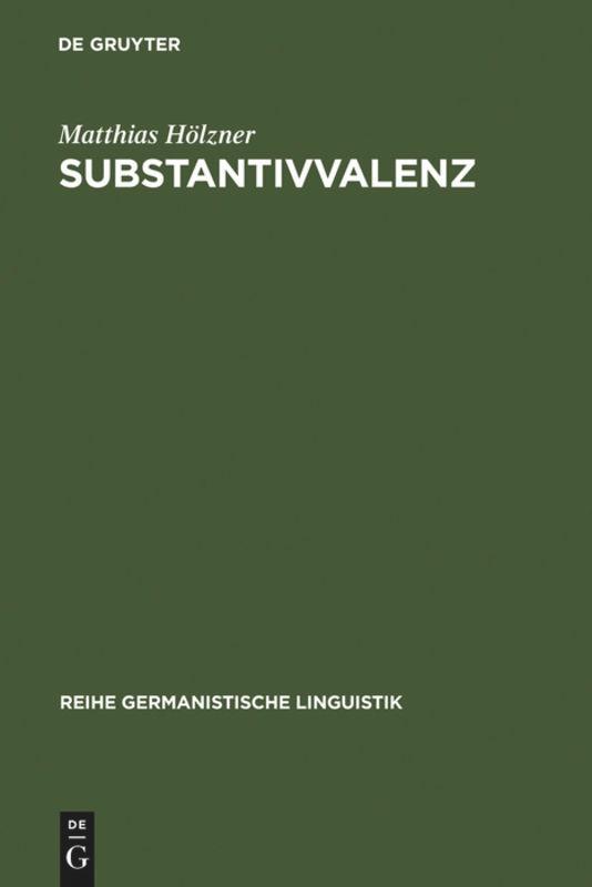 Vorderes Coverbild Substantivvalenz