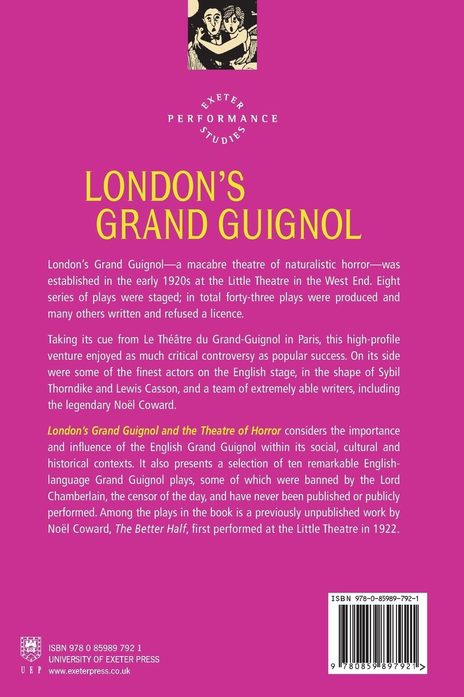 Rückseitencover London's Grand Guignol and the Theatre of Horror