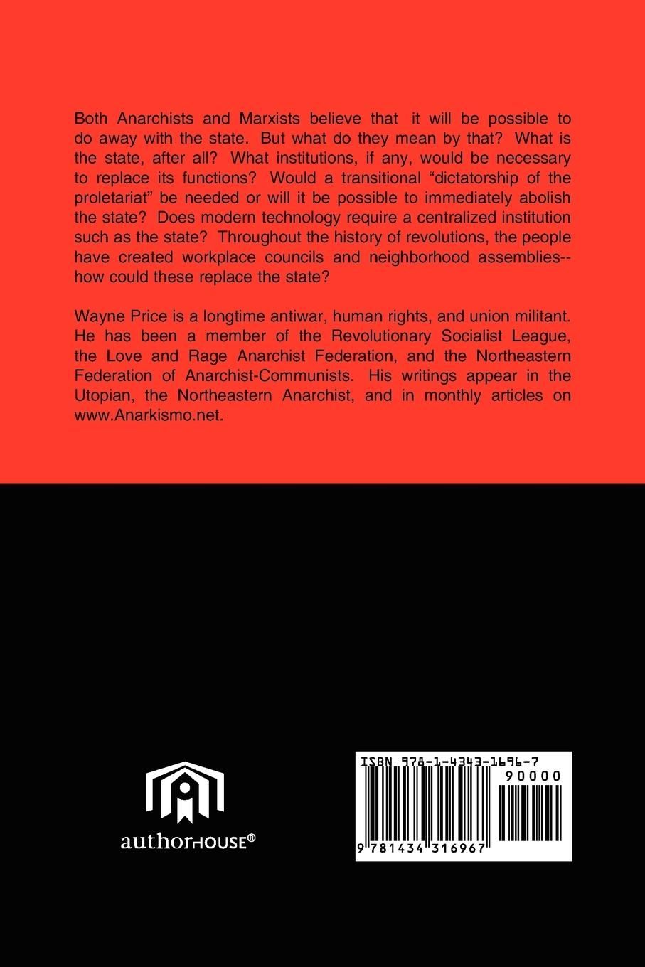 Rückseitencover The Abolition of the State: Anarchist and Marxist Perspectives