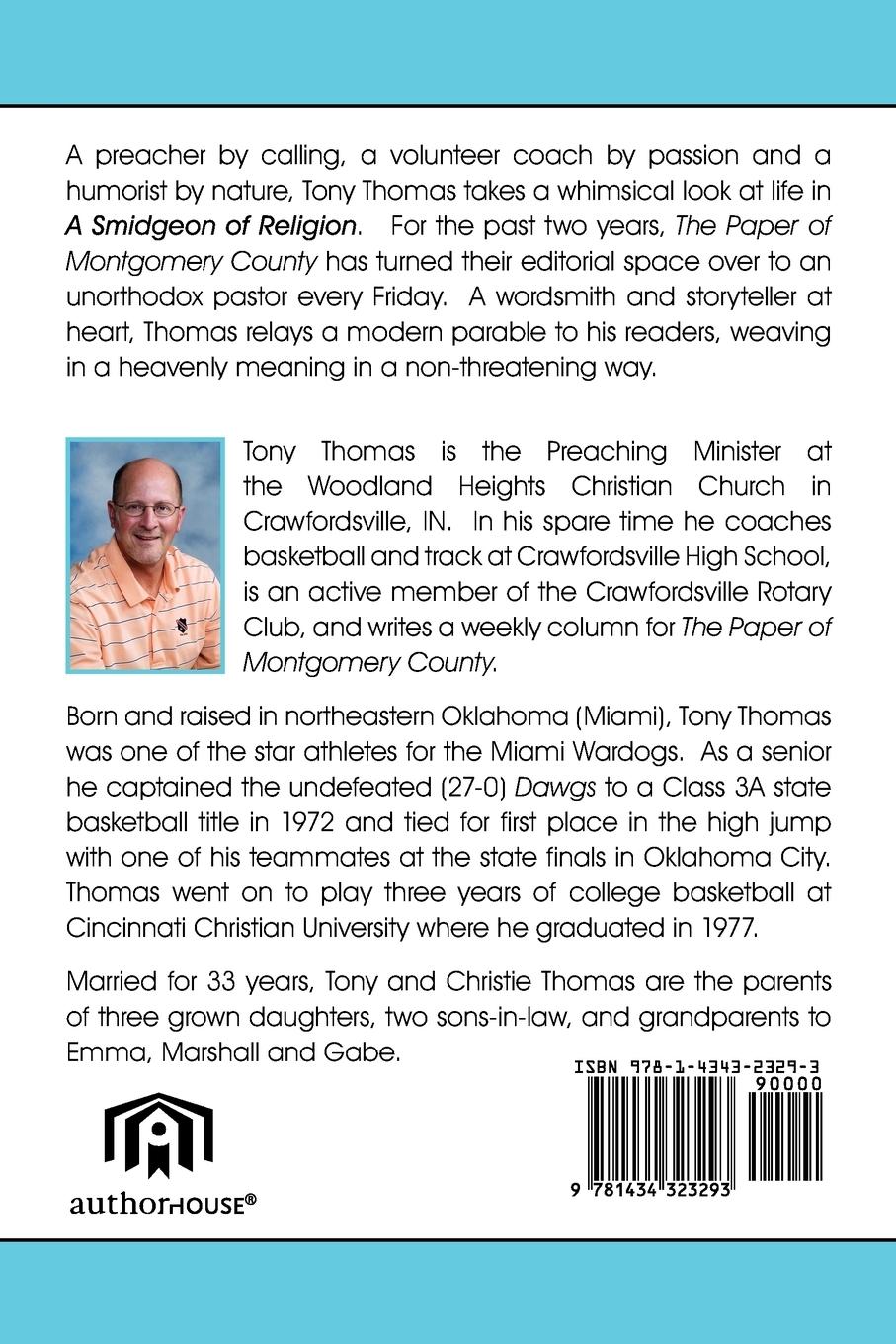 Rückseitencover A Smidgeon of Religion