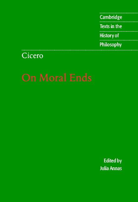 Vorderes Coverbild On Moral Ends