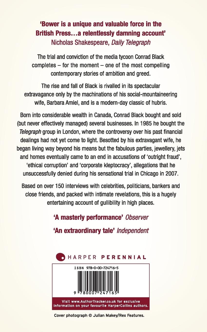 Rückseitencover Conrad and Lady Black