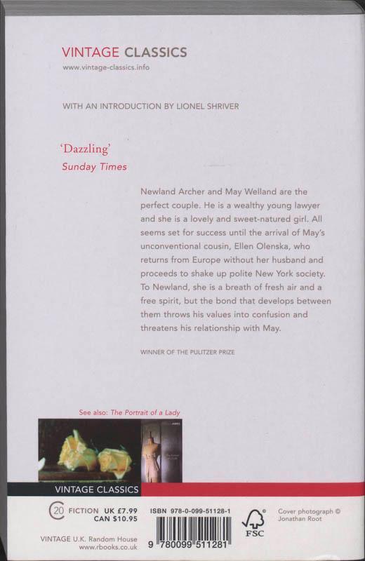 Rückseitencover The Age of Innocence