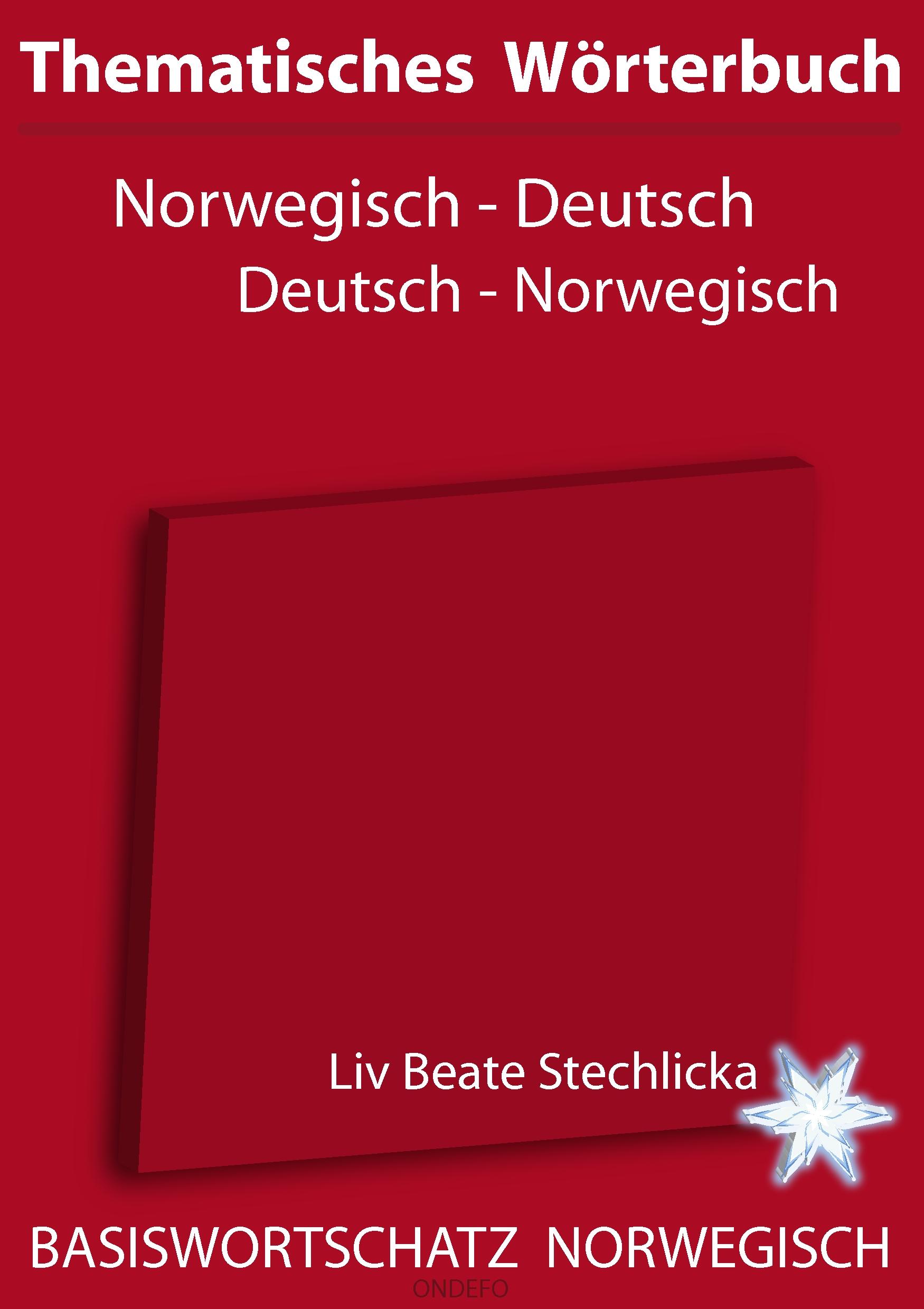 Vorderes Coverbild Thematisches Wörterbuch Deutsch - Norwegisch / Norwegisch - Deutsch