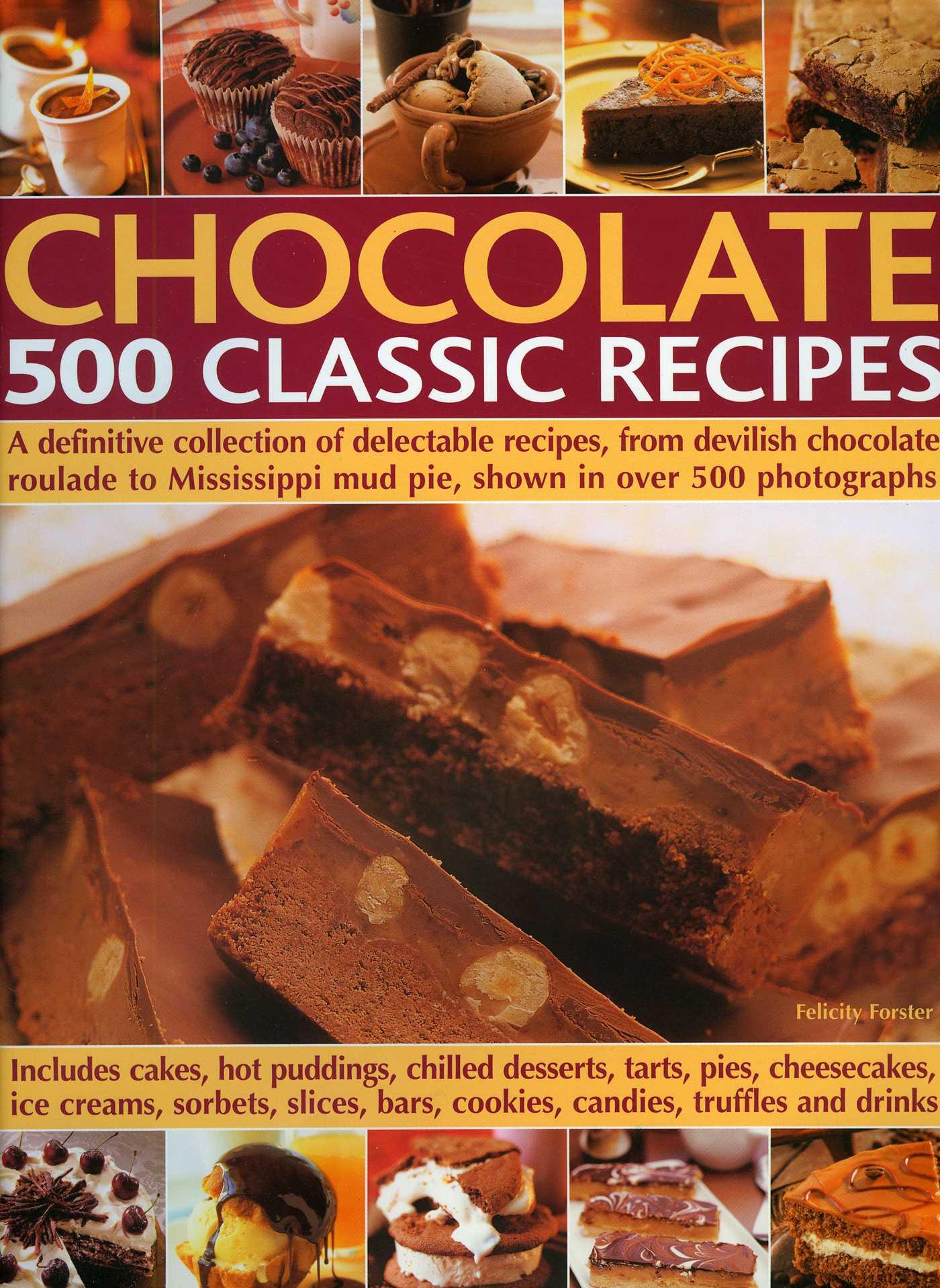 Vorderes Coverbild Chocolate 500 Classic Recipes