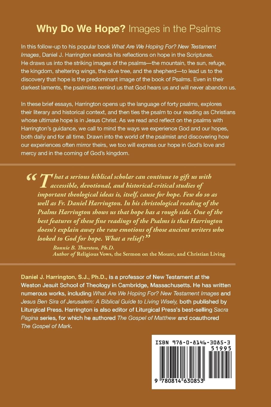 Rückseitencover Why Do We Hope?