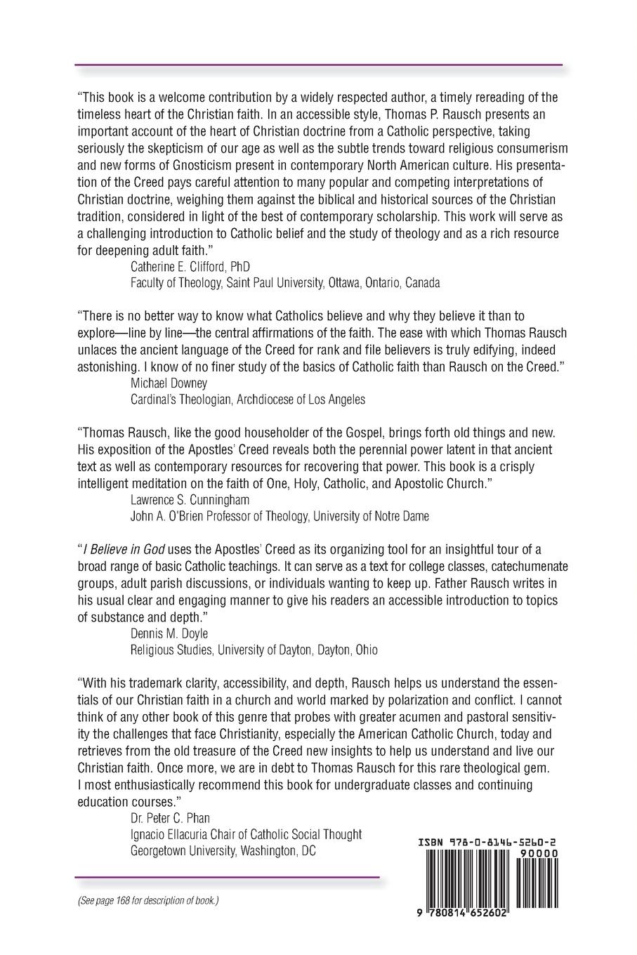 Rückseitencover I Believe in God