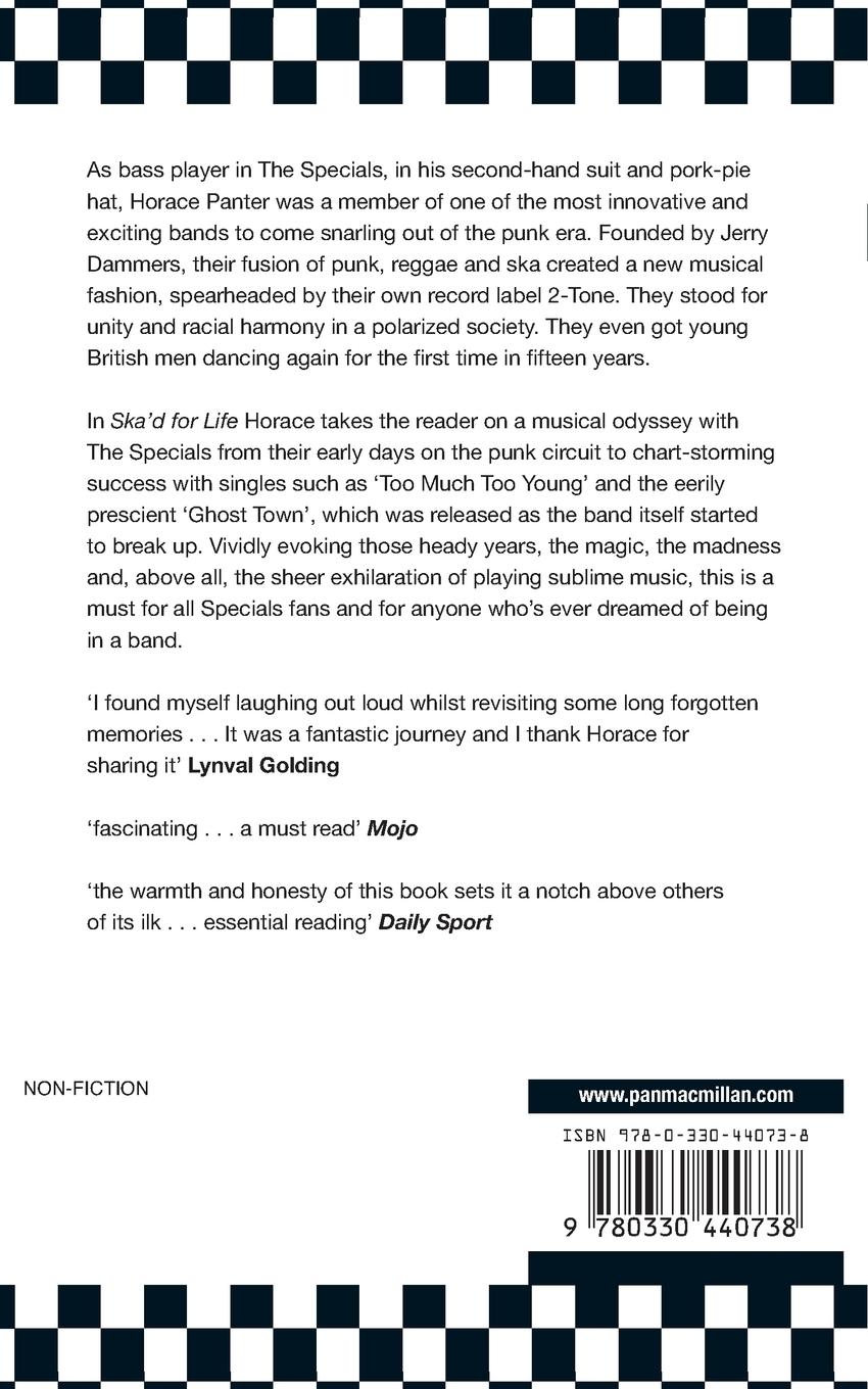 Rückseitencover Ska'd for Life