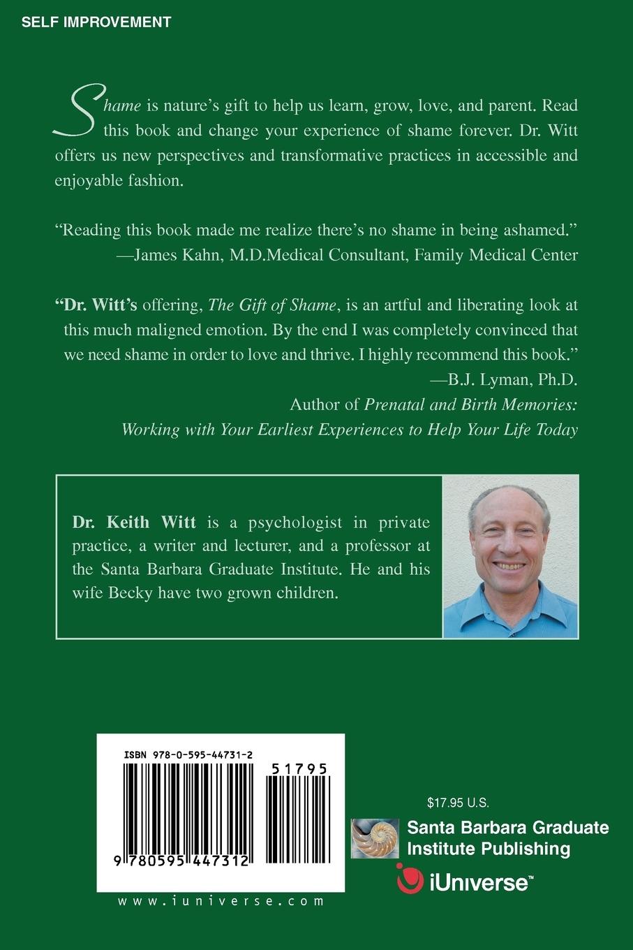 Rückseitencover The Gift of Shame