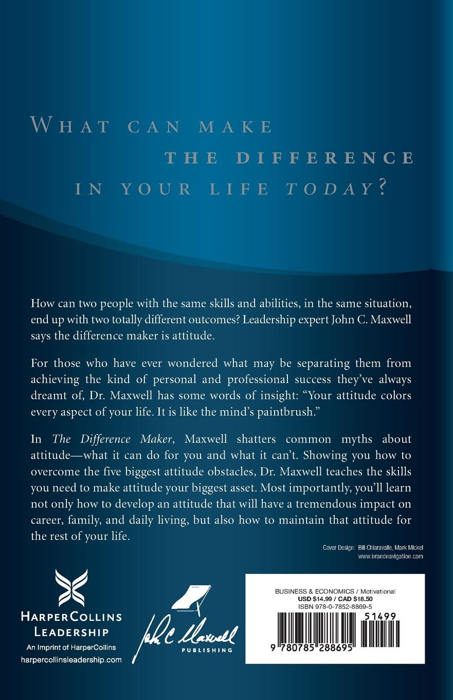 Rückseitencover The Difference Maker