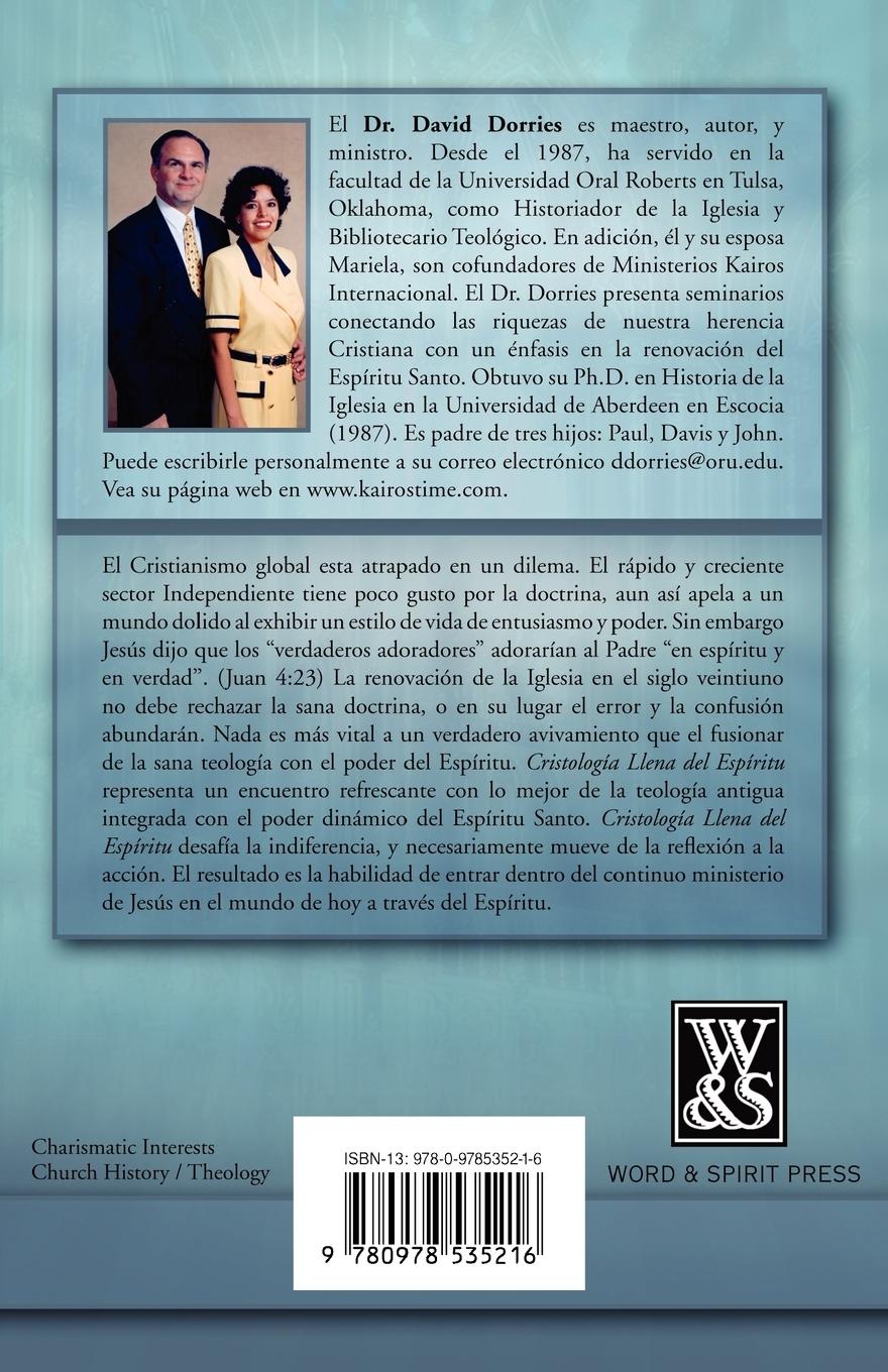 Rückseitencover Cristología Llena del Espíritu: Fusionando Teología y Poder