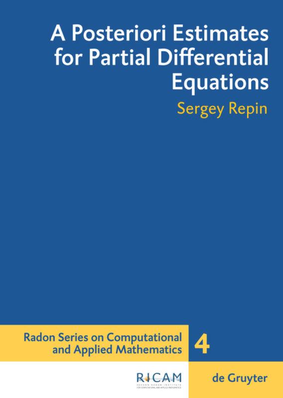 Vorderes Coverbild A Posteriori Estimates for Partial Differential Equations