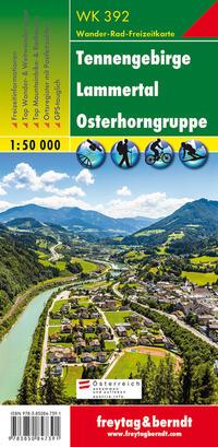 Vorderes Coverbild Tennengebirge, Lammertal, Gosaukamm 1 : 50 000. WK 392