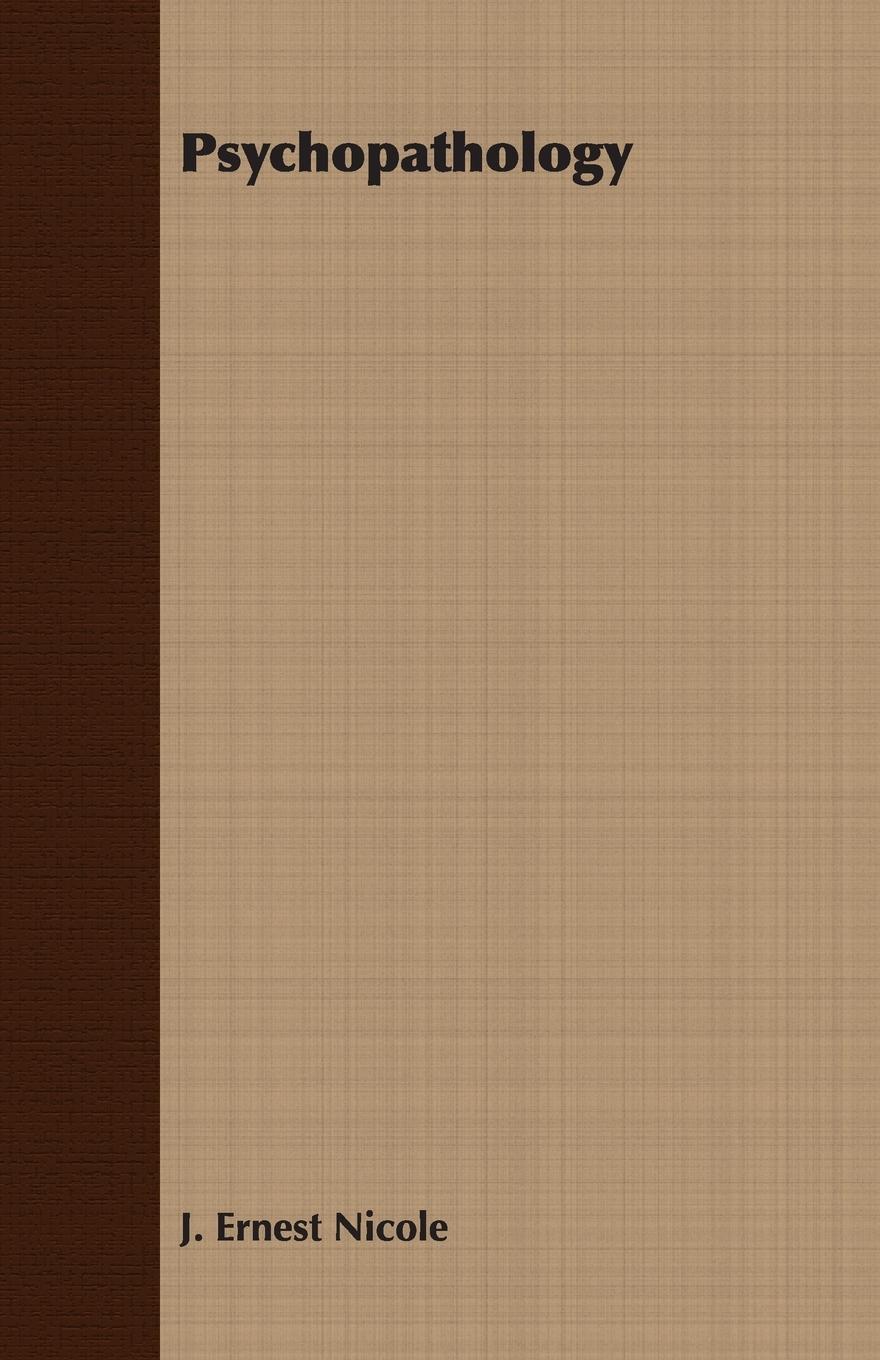 Vorderes Coverbild Psychopathology