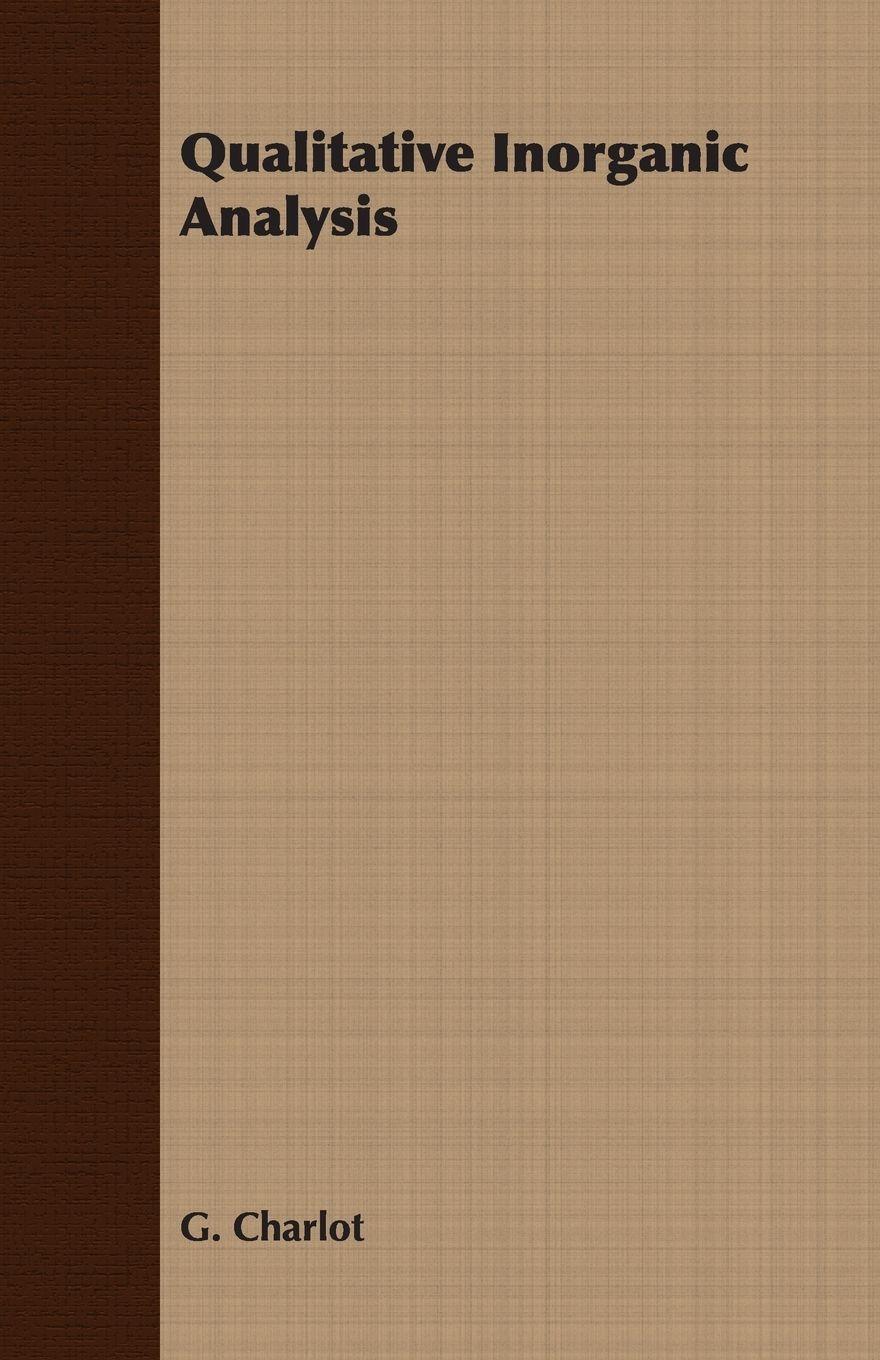 Vorderes Coverbild Qualitative Inorganic Analysis