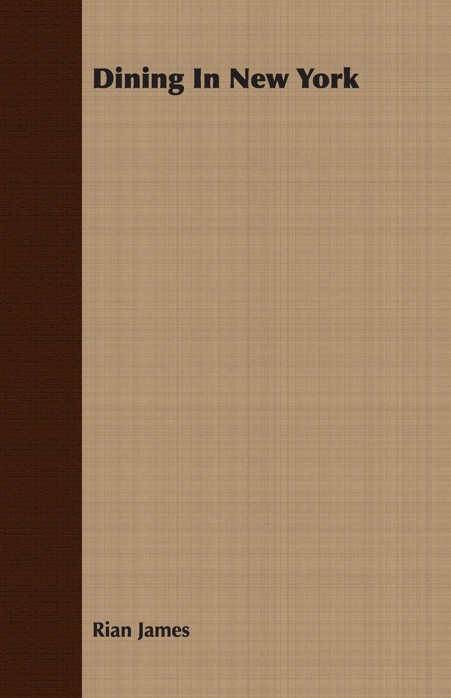 Vorderes Coverbild Dining In New York