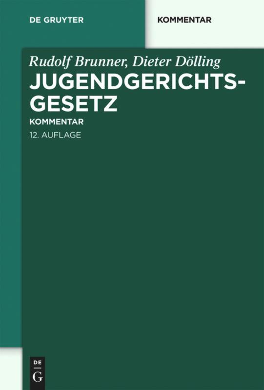 Vorderes Coverbild Jugendgerichtsgesetz