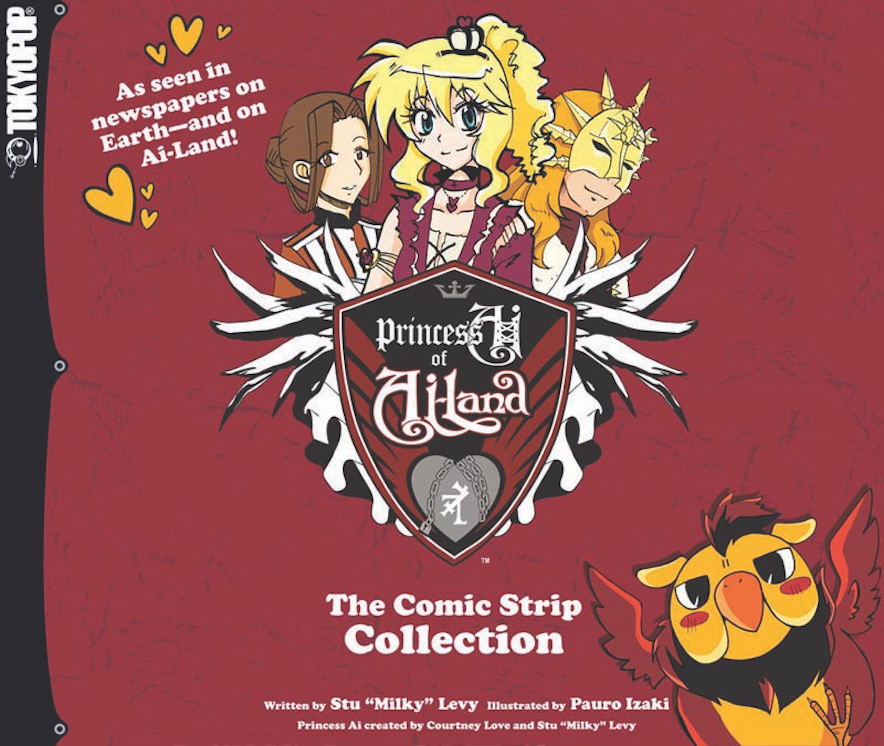 Vorderes Coverbild Princess AI of Ai-Land: The Comic Strip Collection
