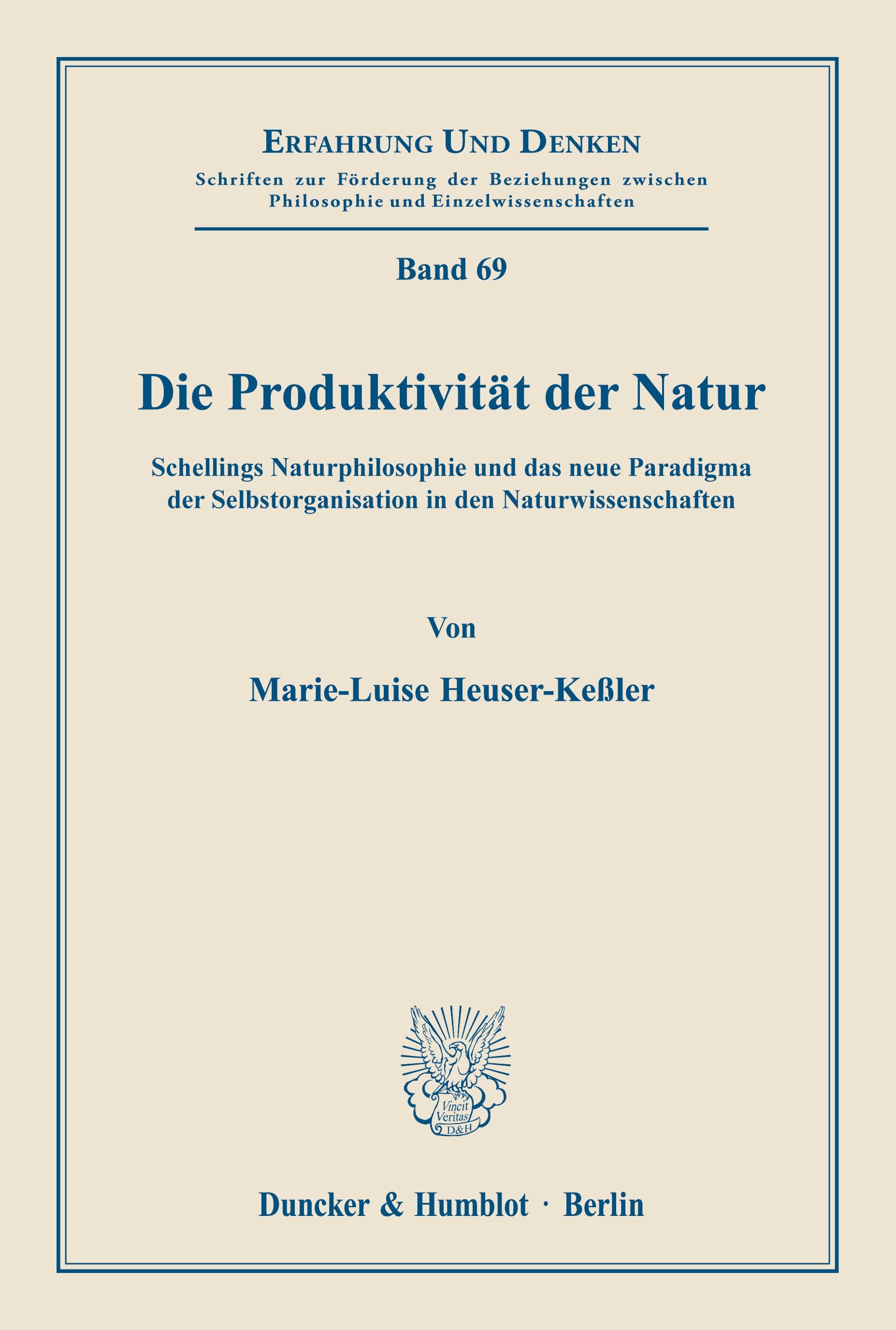 Vorderes Coverbild Die Produktivität der Natur.