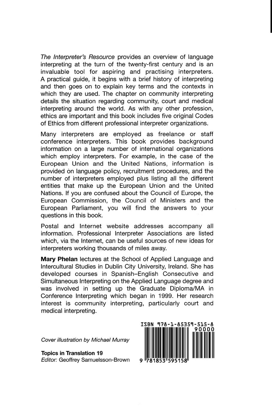 Rückseitencover The Interpreter's Resource