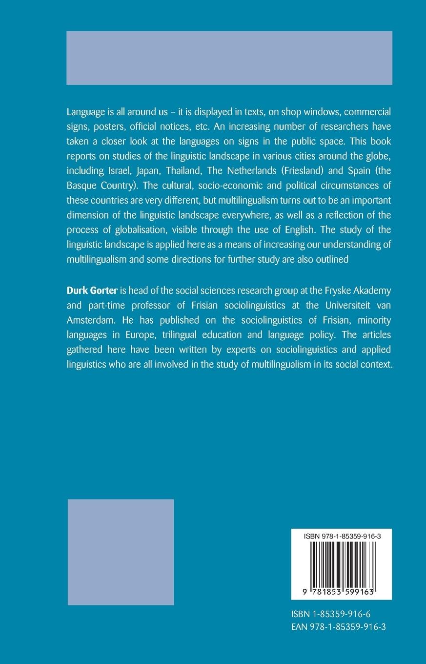 Rückseitencover Linguistic Landscape
