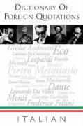 Vorderes Coverbild Quote Unquote: Italian
