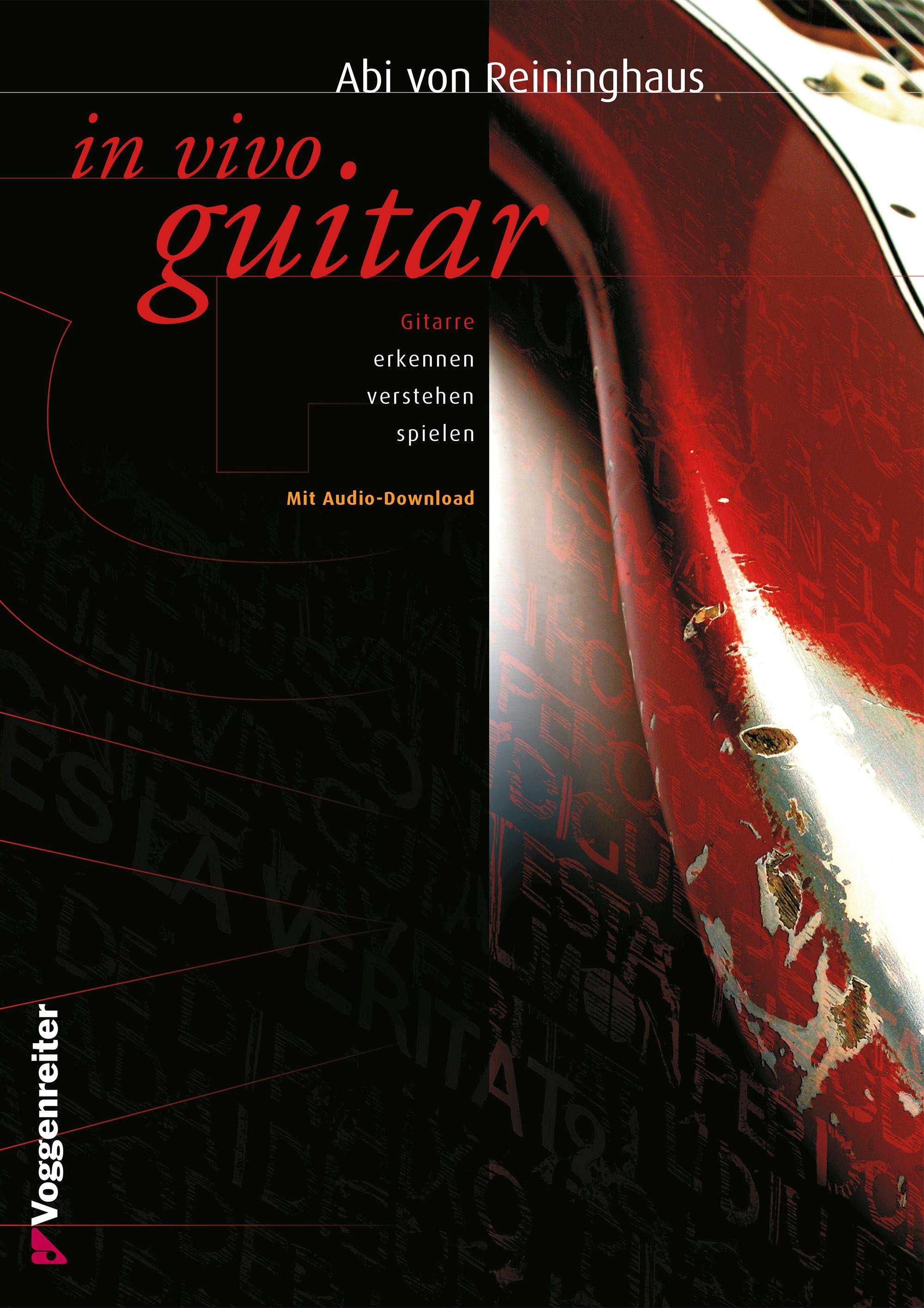 Vorderes Coverbild In Vivo Guitar. Mit CD