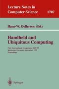 Vorderes Coverbild Handheld and Ubiquitous Computing