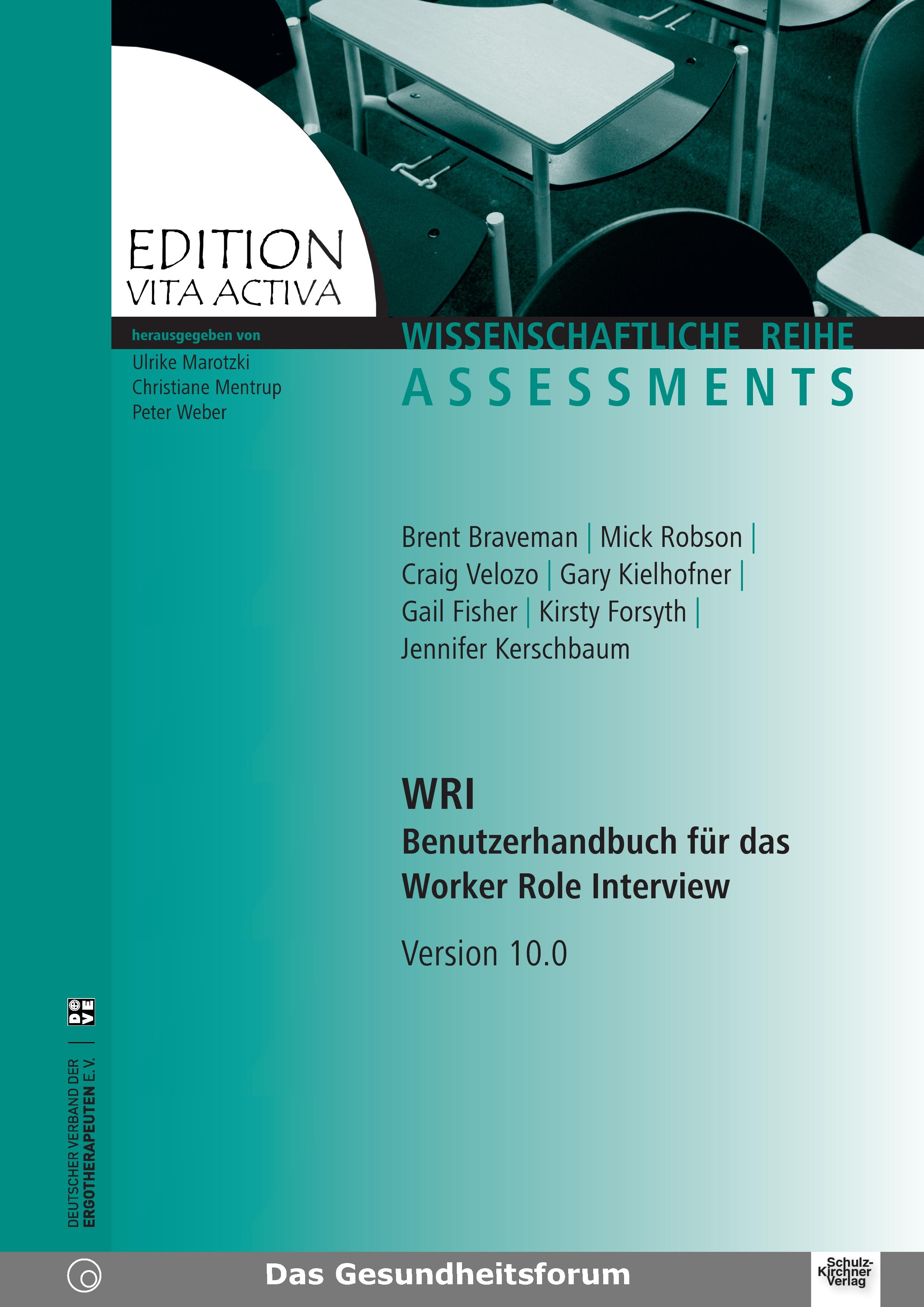 Vorderes Coverbild WRI - Benutzerhandbuch für das Worker Role Interview