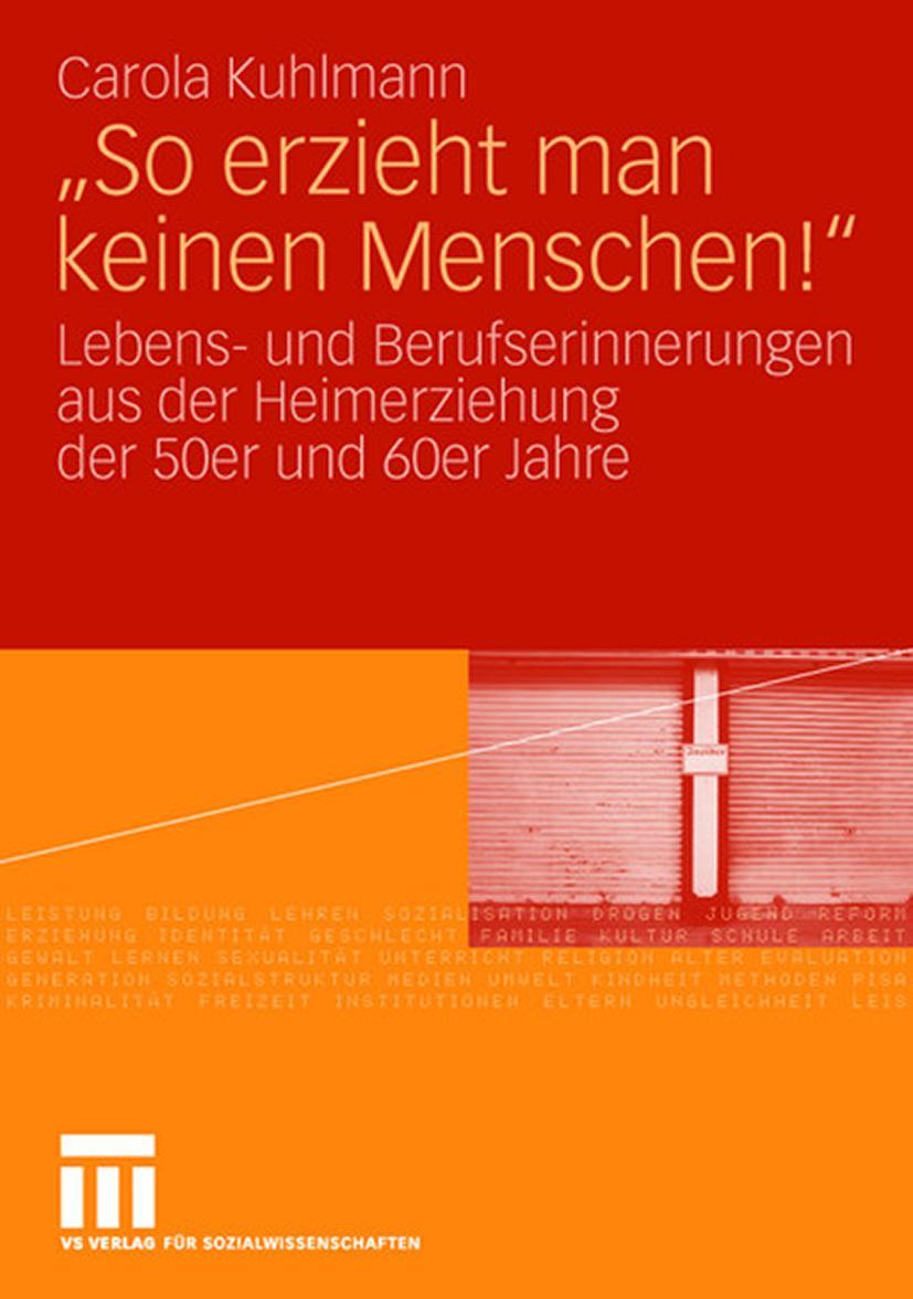 Vorderes Coverbild "So erzieht man keinen Menschen!"