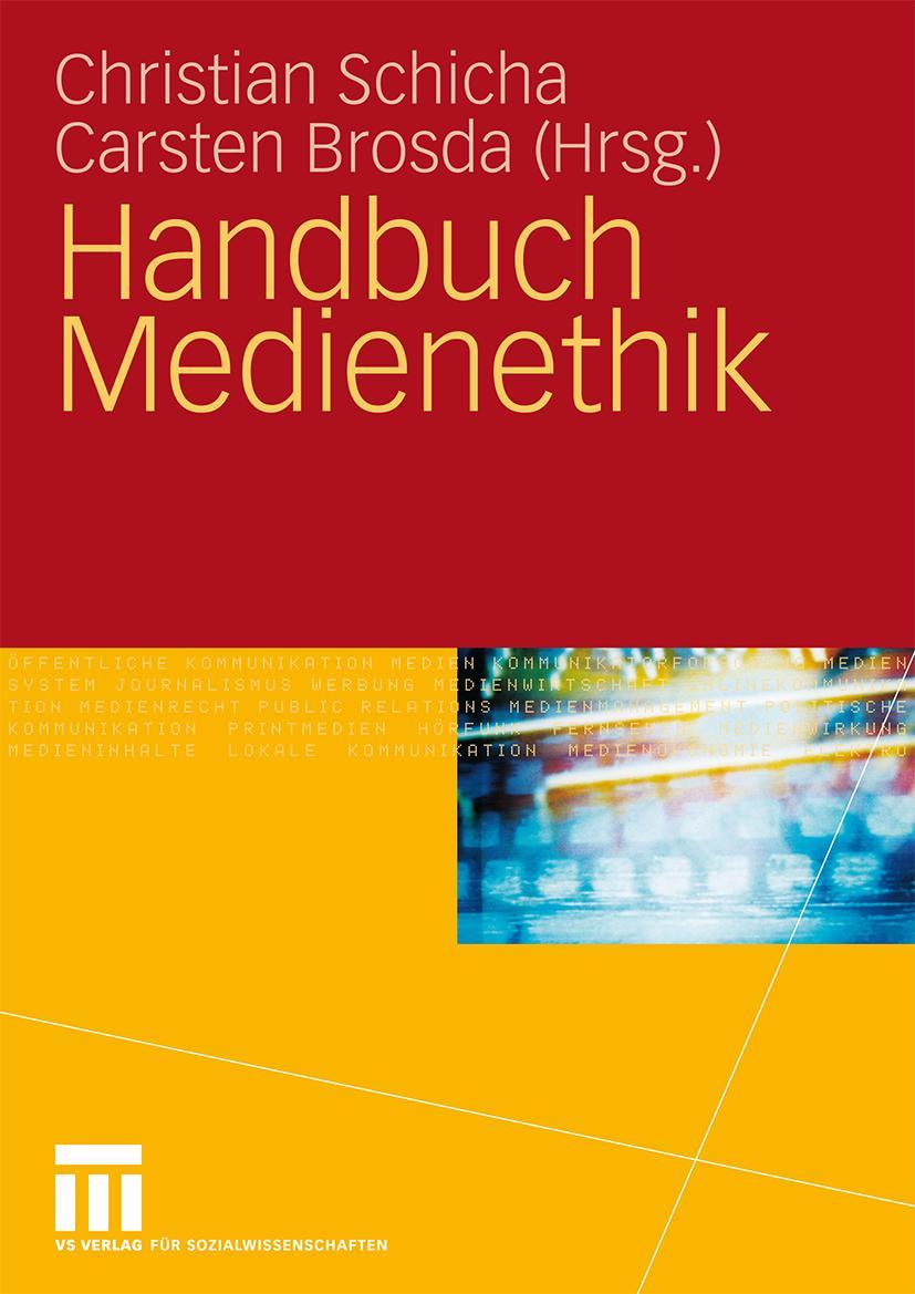 Vorderes Coverbild Handbuch Medienethik