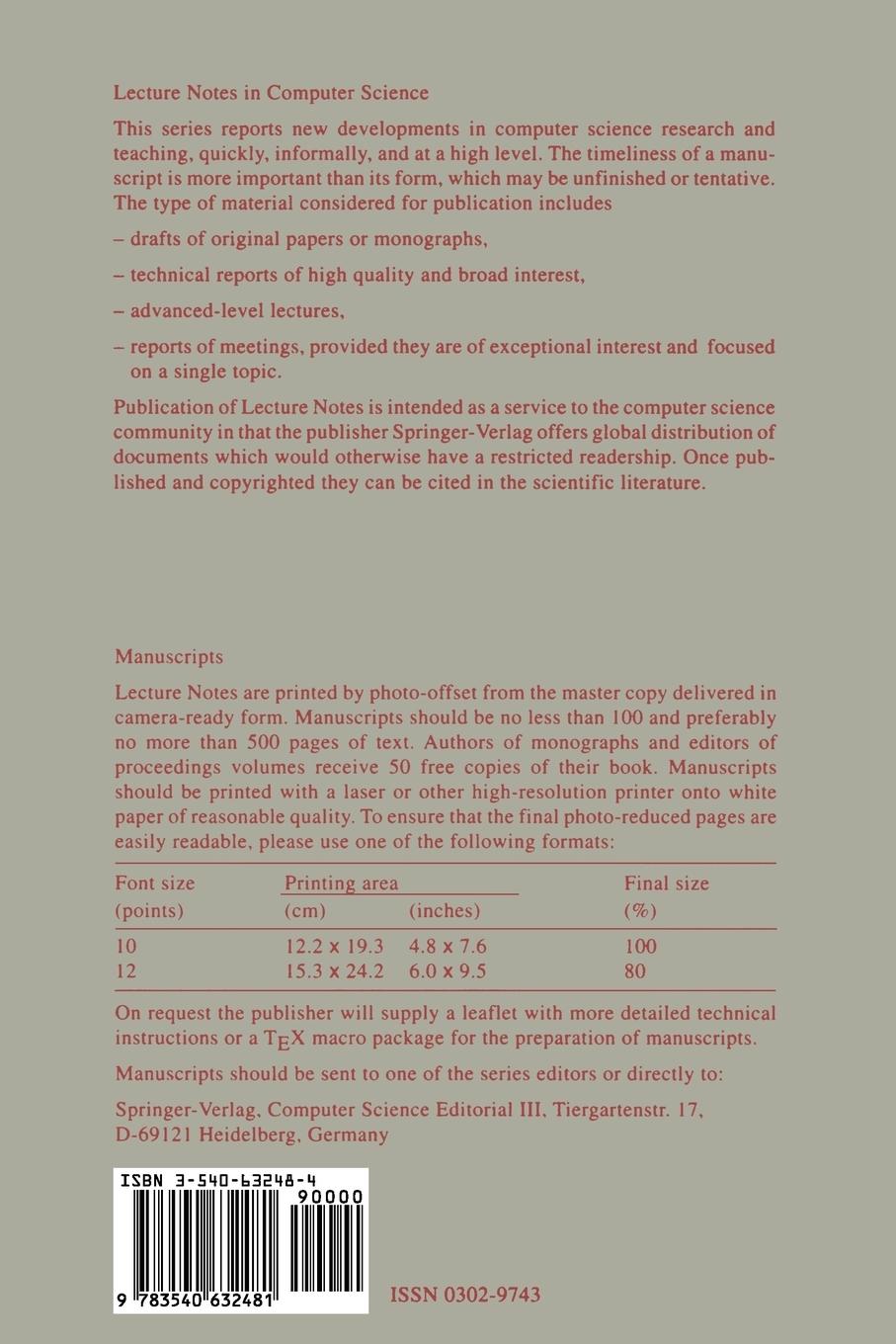Rückseitencover Randomization and Approximation Techniques in Computer Science
