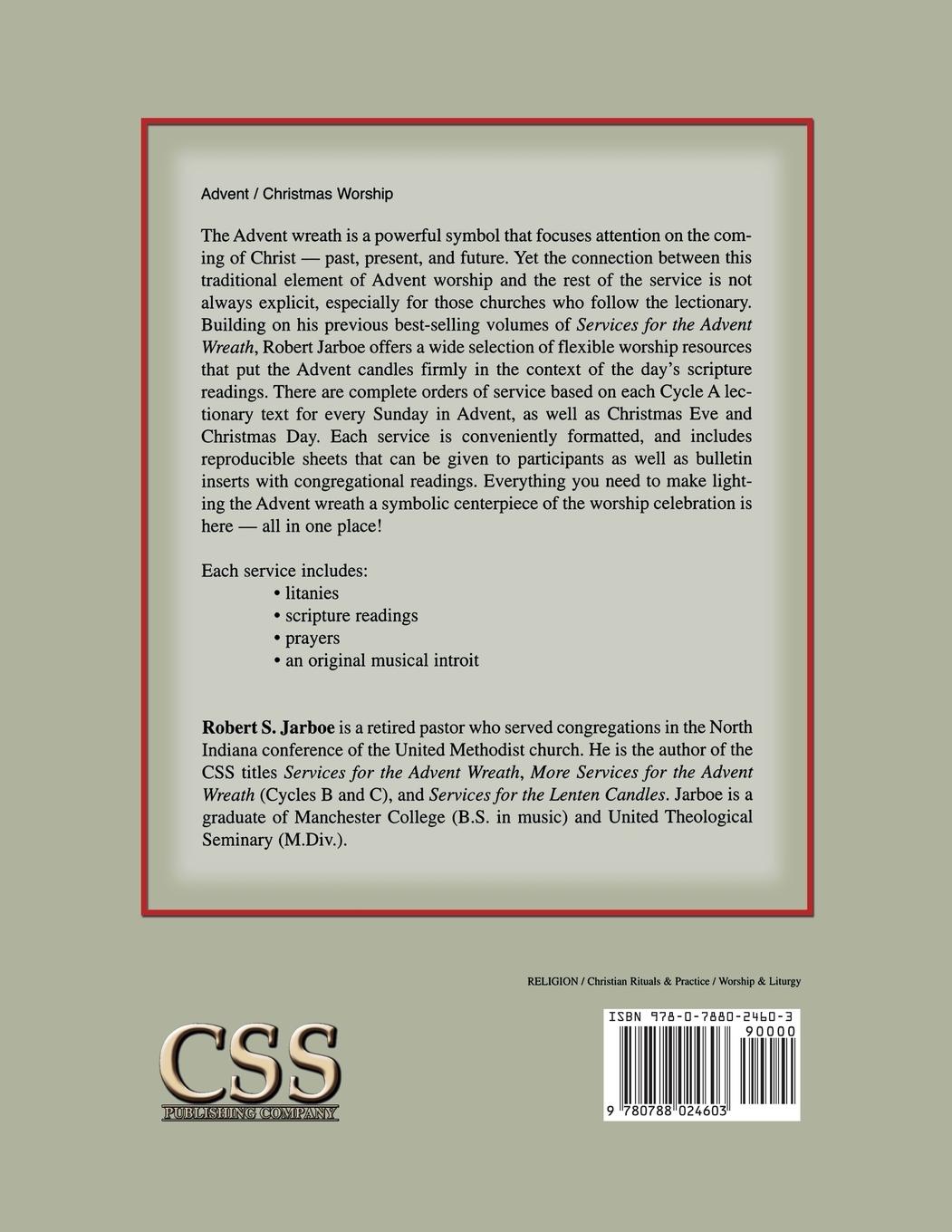 Rückseitencover More Services for the Advent Wreath